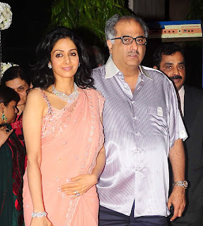 Sri Devi with Boney Kapoor: Esha Deol's Marriage Reception 