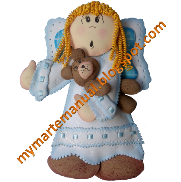 M&M Arte Manual: Ángel de la guarda en foamy