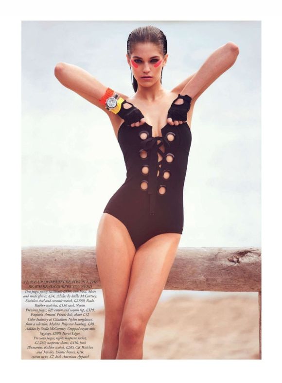 Samantha Gradoville -Harper's Bazaar UK July 2012 by David Bellemere - The Life Aquatic