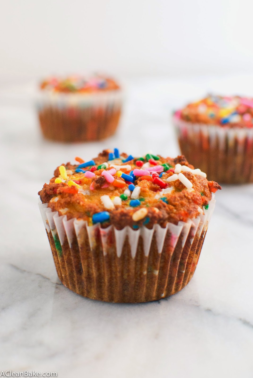 GrainFree Birthday Cake Muffins Confessions of a Confectionista