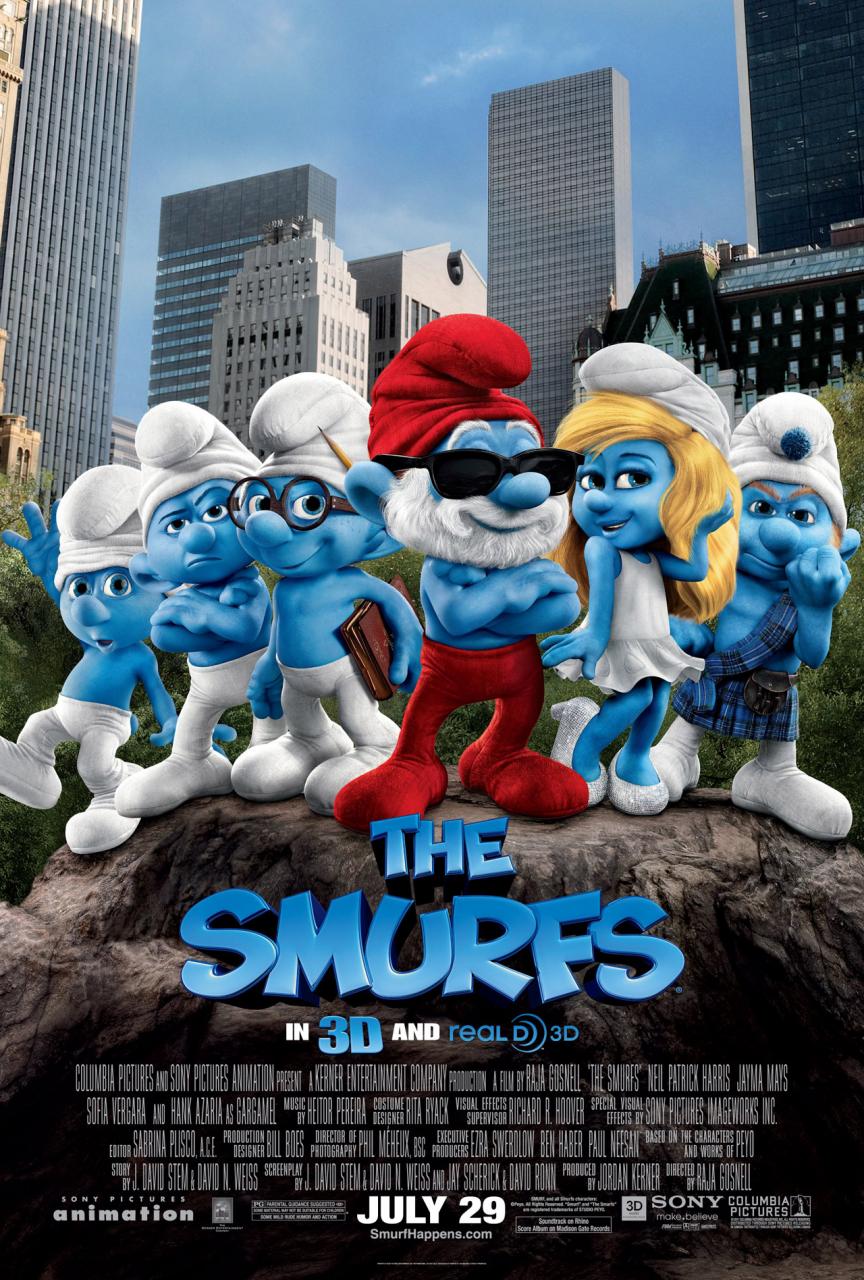 Zachary S. Marsh's Movie Reviews: REVIEW: The Smurfs in 2D