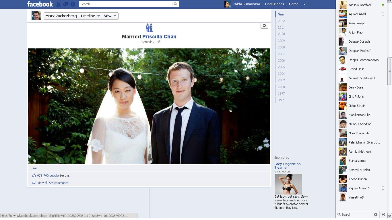 Mark Zuckerberg Gets Married macfuz