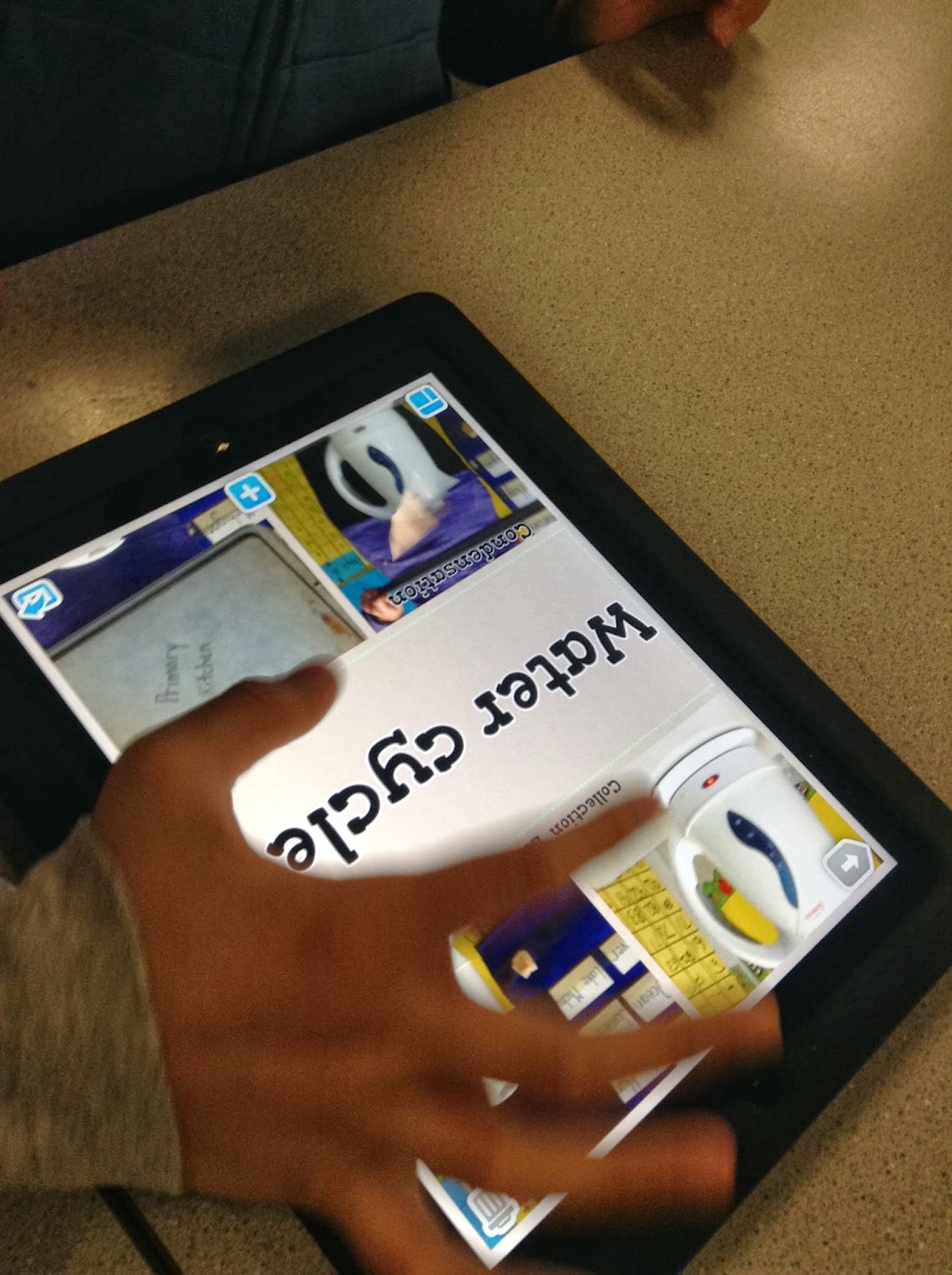 water cycle simulation in grades 2&3 Mathematics and Science in SD38