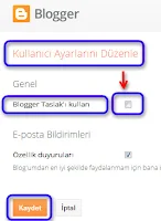 Blogger Kullanıcı Ayarları Nasıl Düzenlenir (isExperimental hatası çözümü)