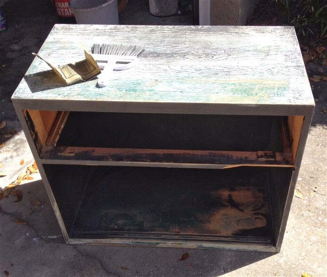 Ugly Old Cabinet Transformed By Davida Baur - Featured On Furniture Flippin - FurnitureFlippin.com