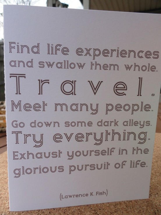 Depends what day it is Exhaust yourself