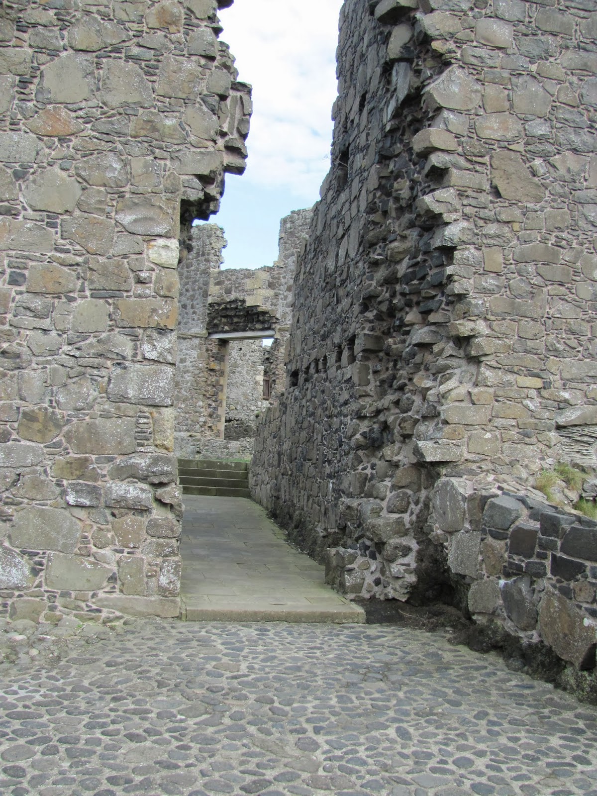 Intact Floor and Hallway Intact Floor and Hallway in Dunluce Castle