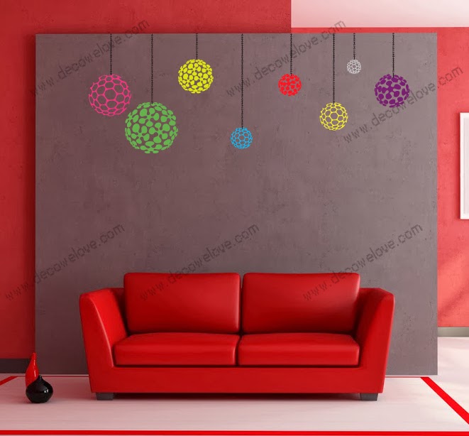 Deco We Love: WS022 Amazing Sphere Wall Sticker