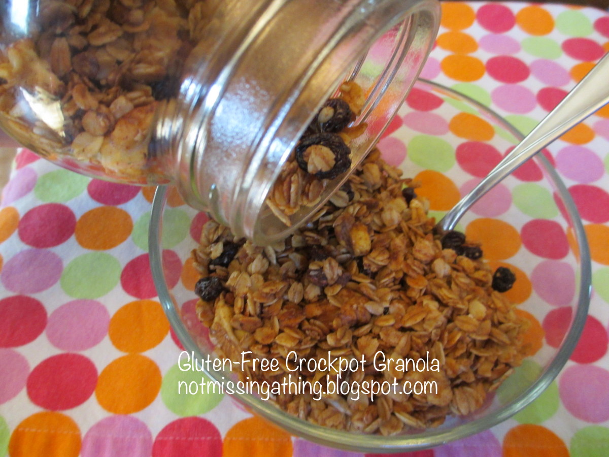 Not Missing a Thing! Allergy Friendly Cooking GlutenFree Granola