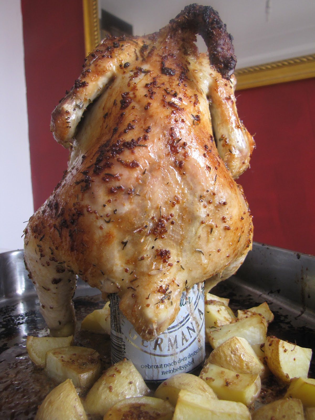 Marinated Beer Can Chicken