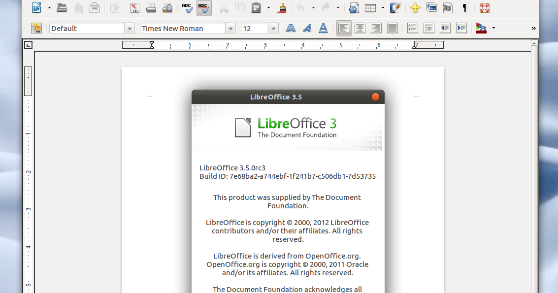 LibreOffice 3.5 Released, Install It In Ubuntu  Upd8 Ubuntu
