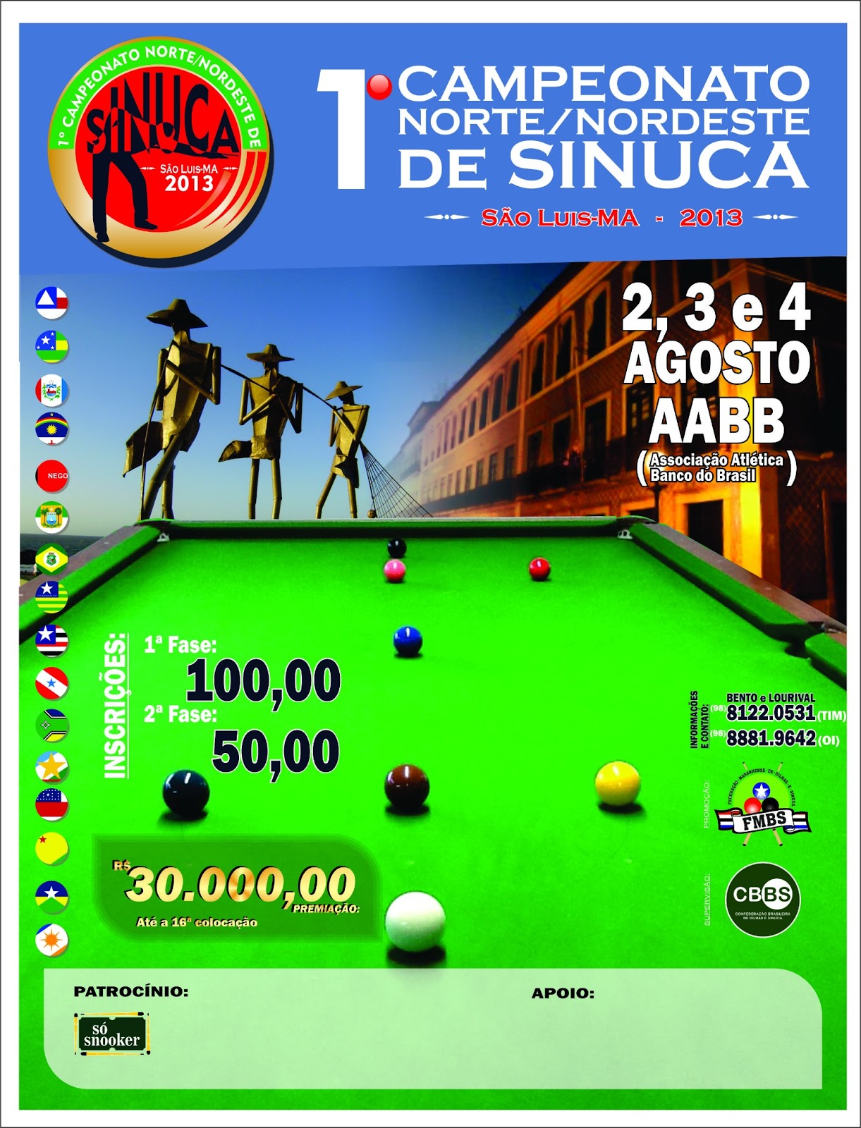 Baianinho de Mauá participará de torneio de sinuca pela primeira