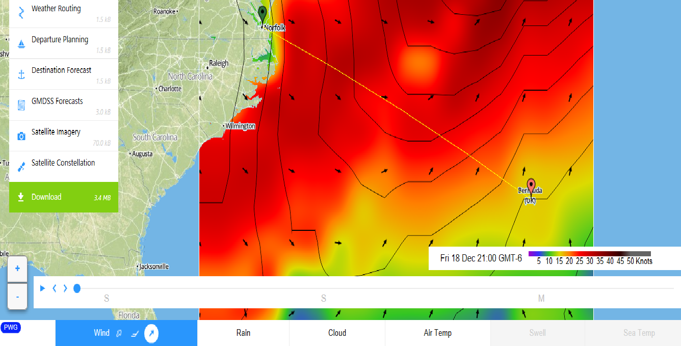 iMarine Apps Predict Wind Offshore App