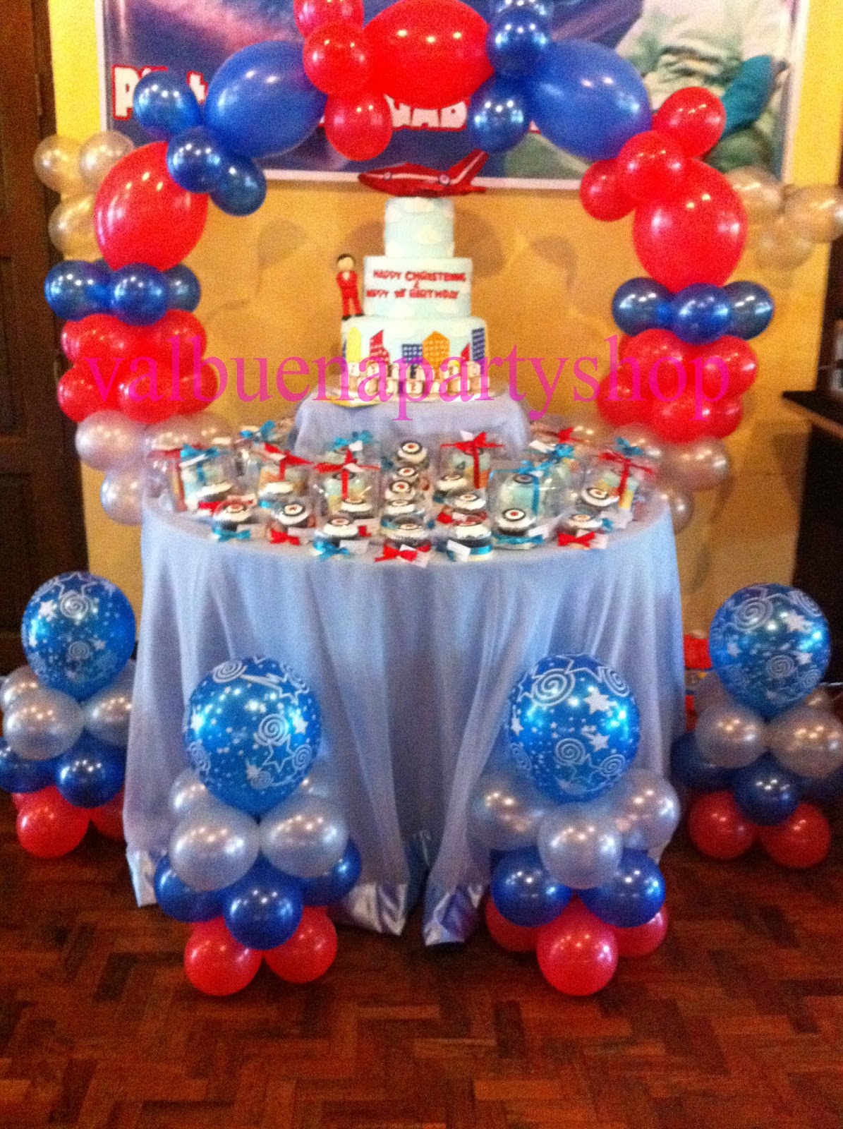 Site CHRISTENING BALLOON SET UP