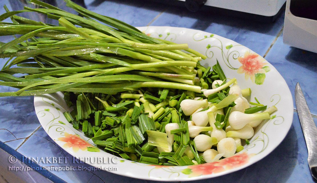 pinakbet a bawang, young garlic stew PINAKBET REPUBLIC