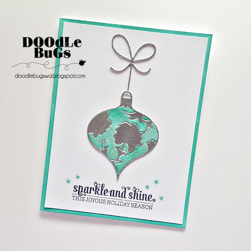 Doodlebugs Memory Box Lydia Ornament Tutorial