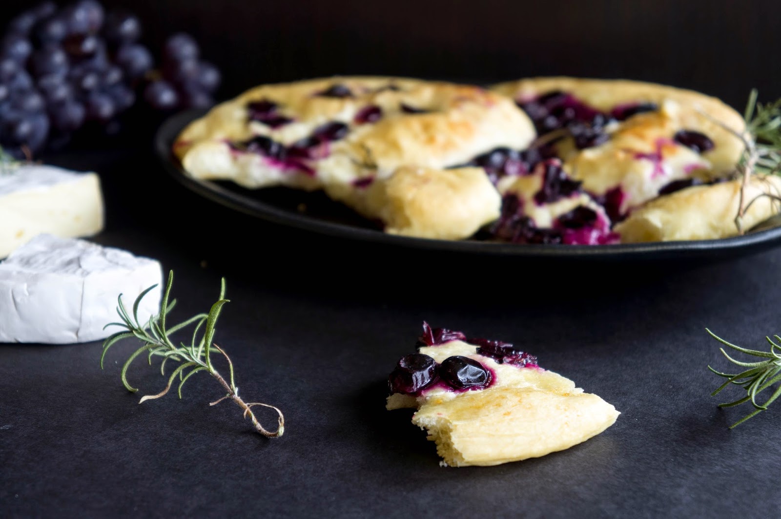 Smart Cookie Roasted Grape Rosemary Focaccia
