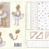Bailarinas em 3D para decoupage