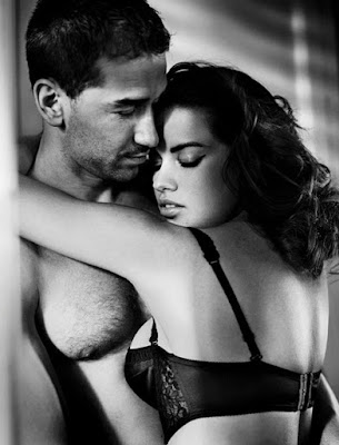 Adriana Lima Sexy Lingerie Photoshoot for Vogue Spain