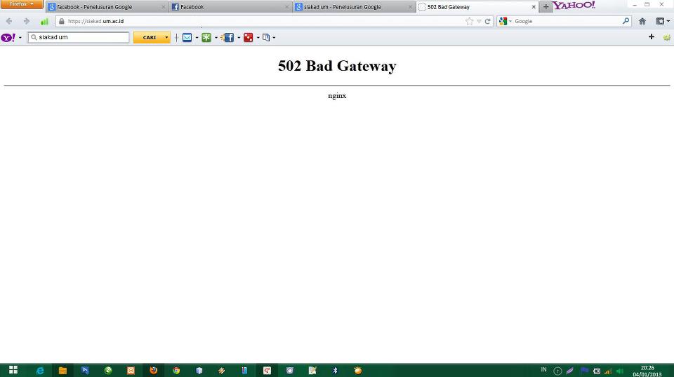 Nginx 502 Bad gateway 