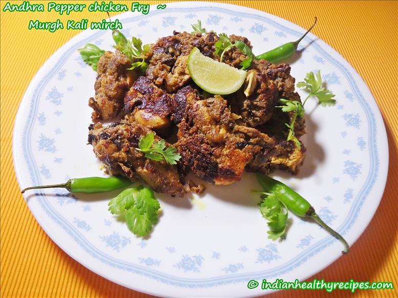 chicken kali mirch recipe hyderabadi pepper chicken roast