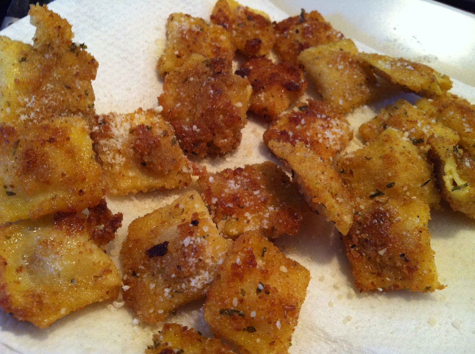 She so hungry... Giada's Fried Raviolis