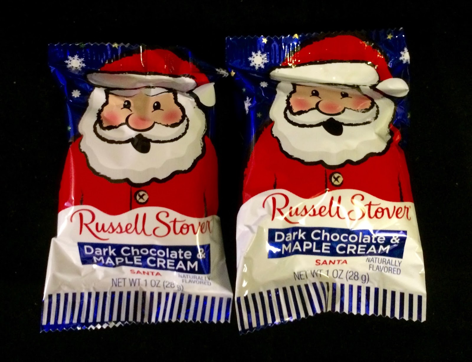 Obsessive Sweets Maple Cream Santas from Russell Stover