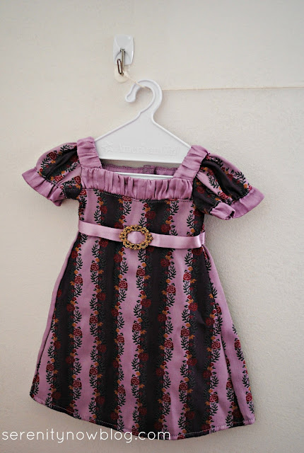 Hanging Doll Clothes with Command Hooks to Save Space, from Serenity Now
