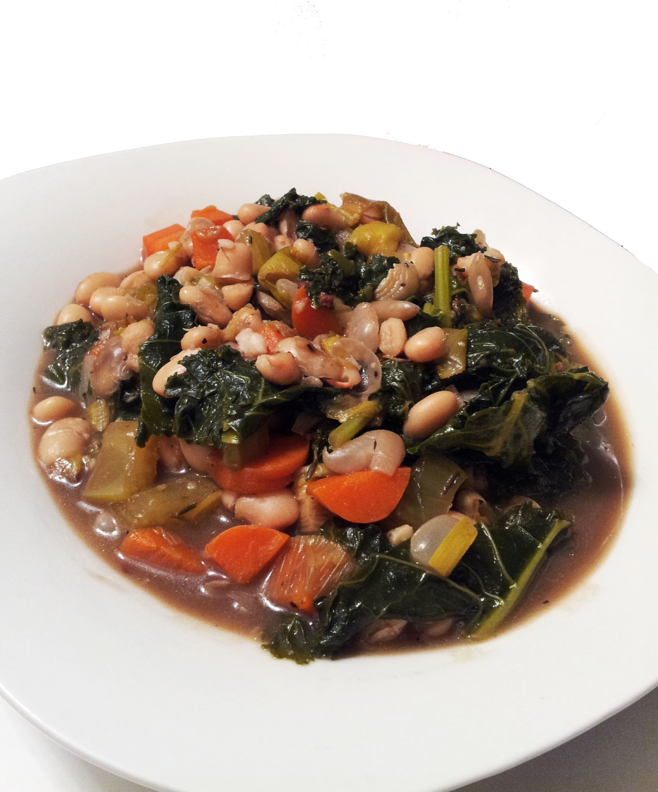 A Profound Hatred of Meat Navy Bean & Kale Soup