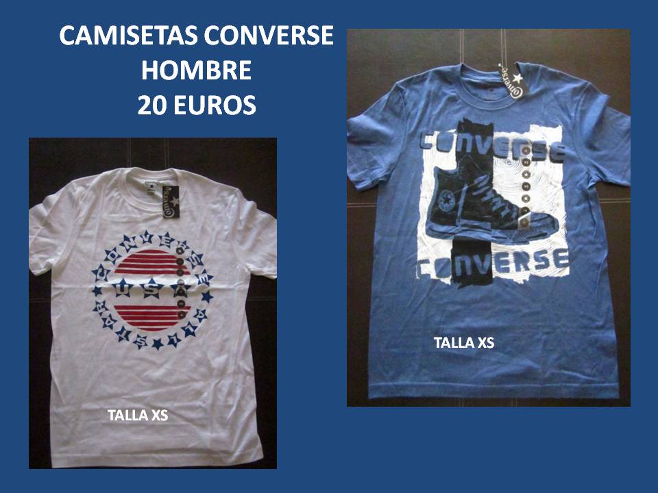 camisetas converse hombre