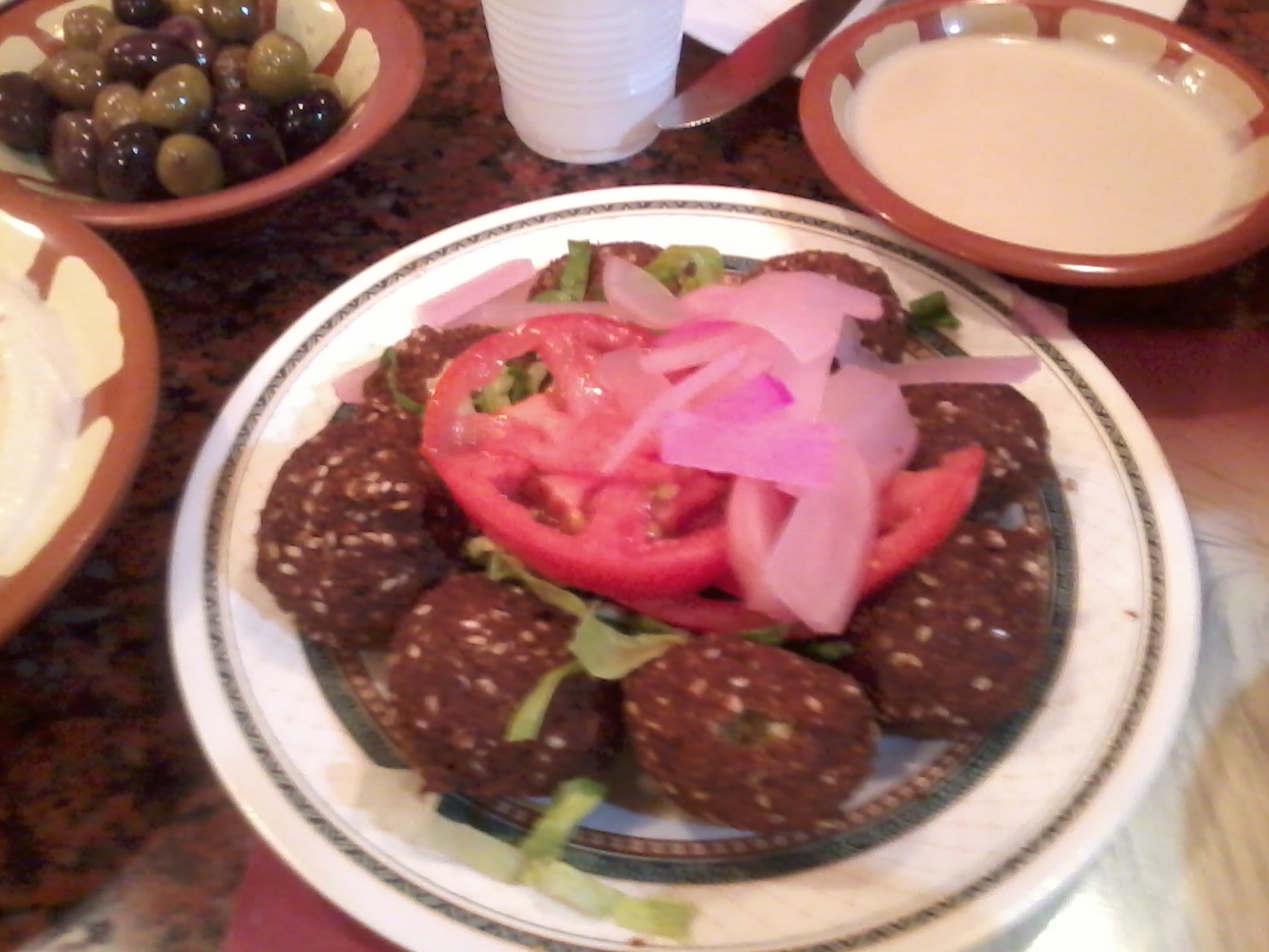 chicken quite delicious the menu at the lebanese flower restaurant abu title=