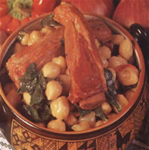 Garbanzos con acelga recetas