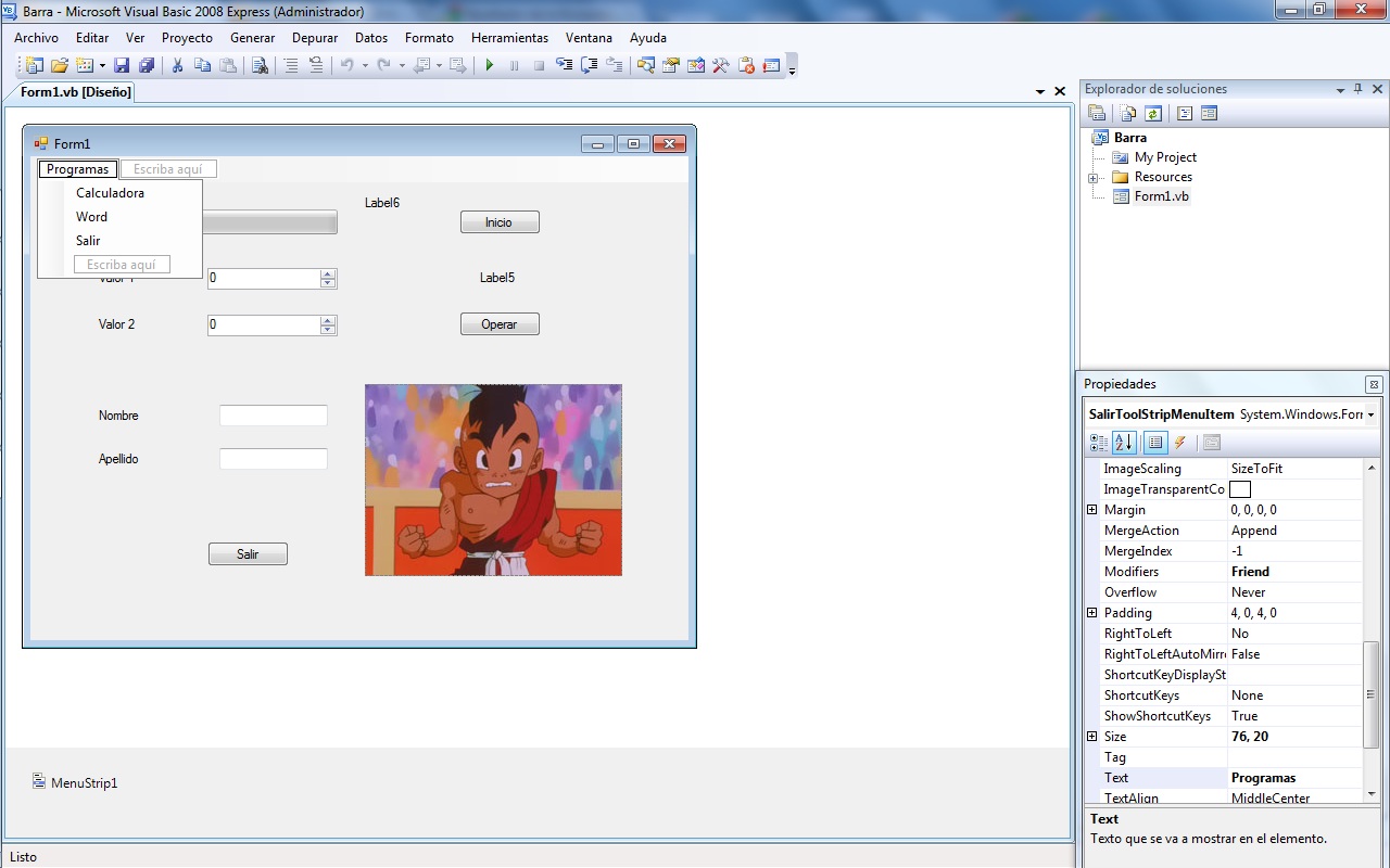 menustrip visual basic menustrip visual basic