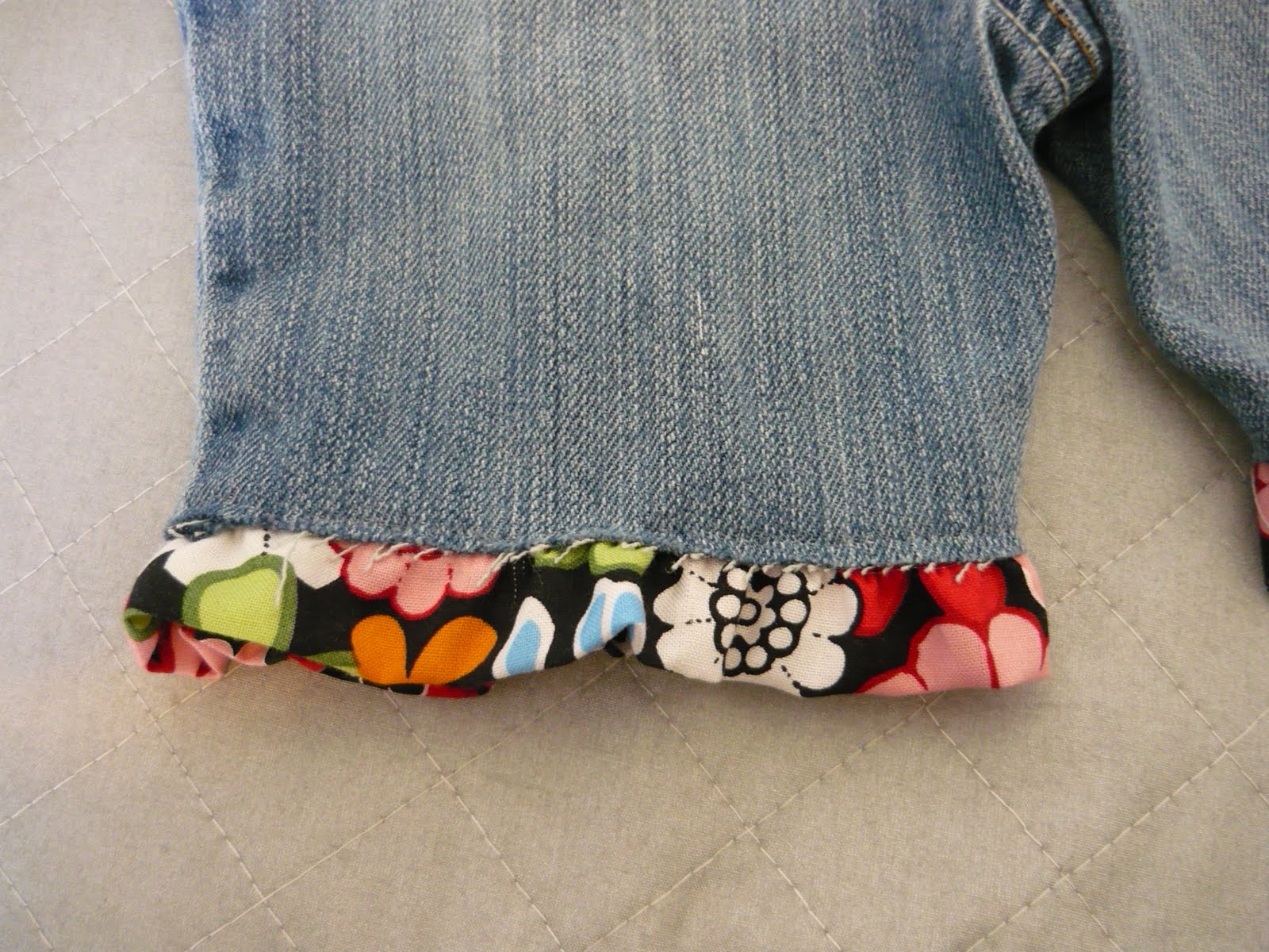 Small Fry & Co. Quick and Easy Girl Jeans Repurpose