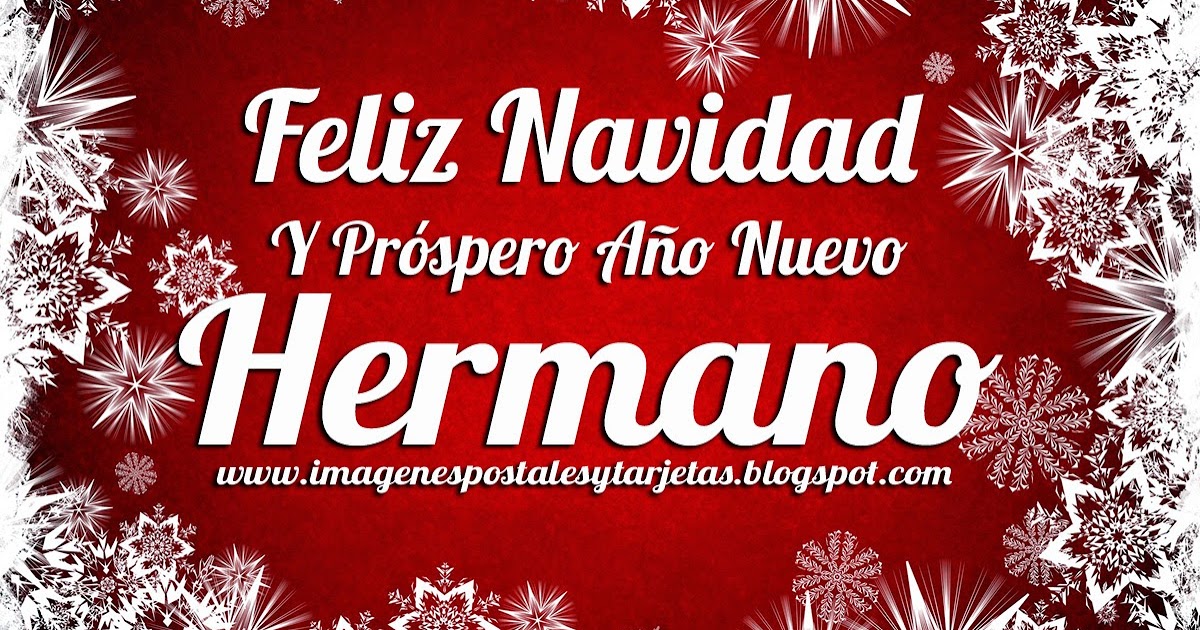 Tarjeta de Navidad para Hermano ~ Imagenes Postales y Tarjetas