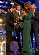 . Achievement Award during the BBC Sports Personality of the Year Awards . (aaaa)