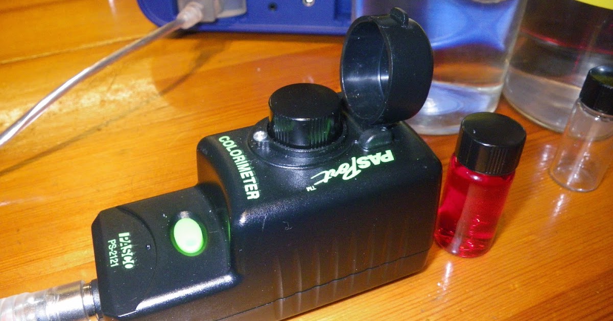 Using a Colorimeter to follow the rate of a reaction