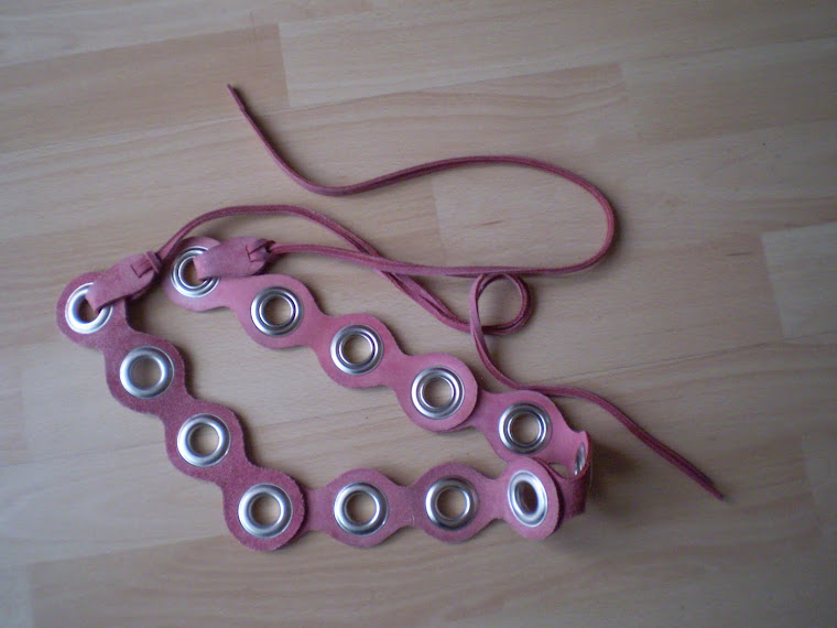 belt, light pink suede imitation, 67 in