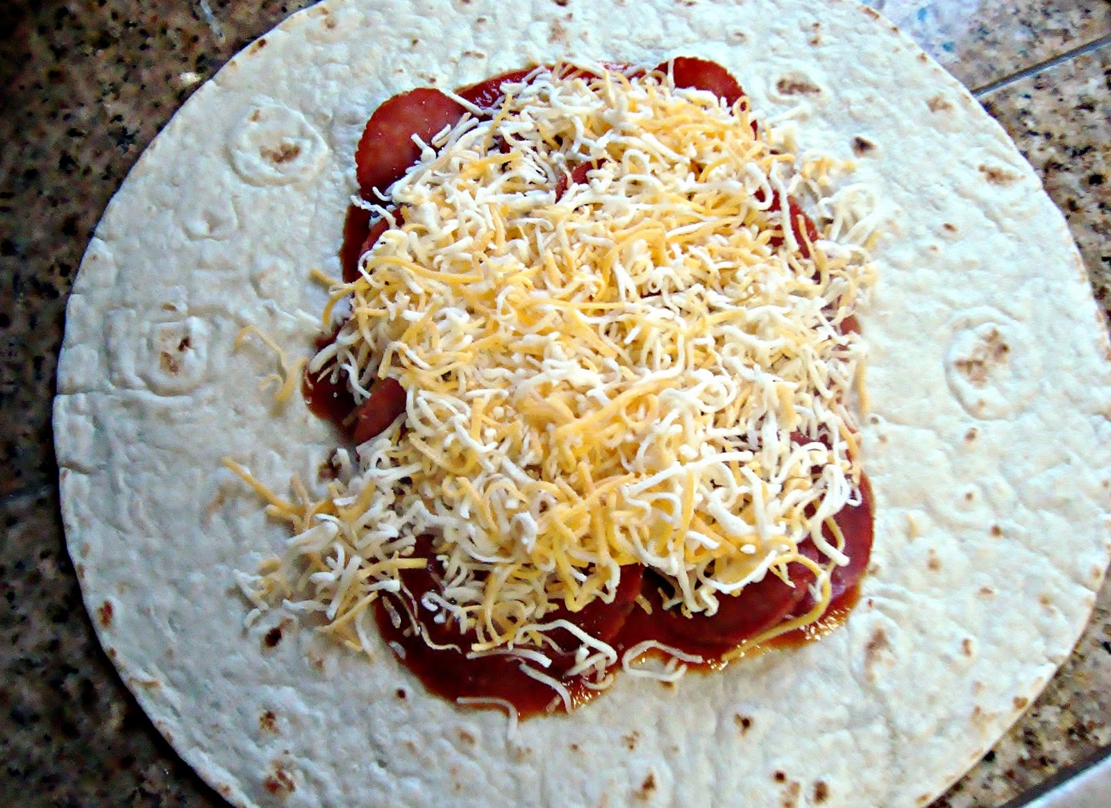 Grilled Pizza Burrito Julie's Eats & Treats