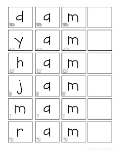 What Happens in 27...: Working with Short a Word Families!