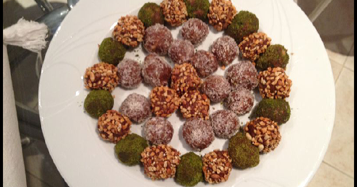 Lokum Pilavı Elmalı Çikolata Topları