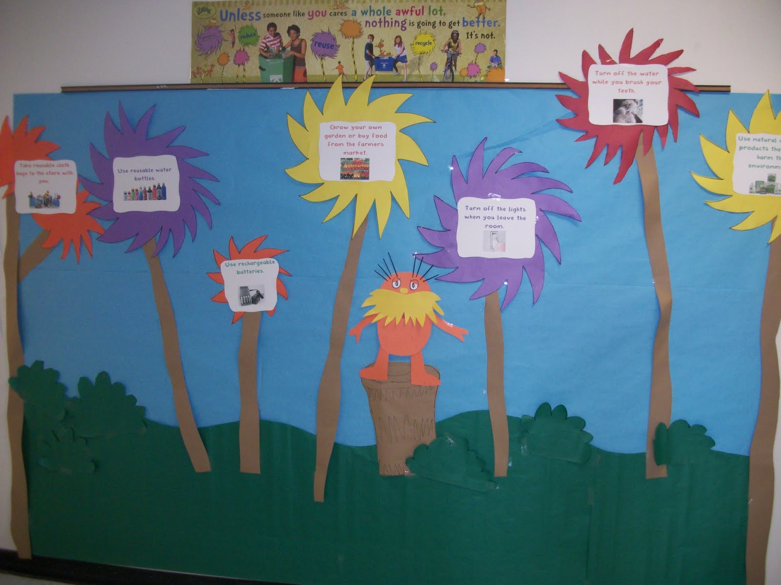 You Can Make The Sun Shine Anytime!!!: Earth Day Bulletin Board Idea