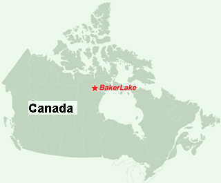 Baker Lake Canada Map Ultima Thule: Baker Lake, The Geographical Center Of Canada