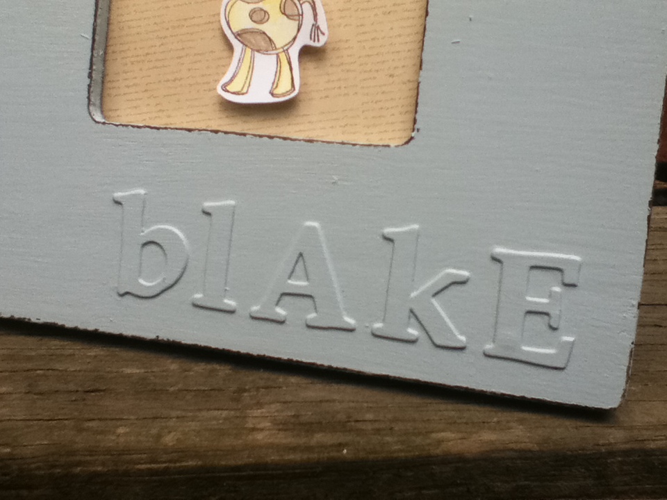 The Creative Vault Personalized Nursery Frame