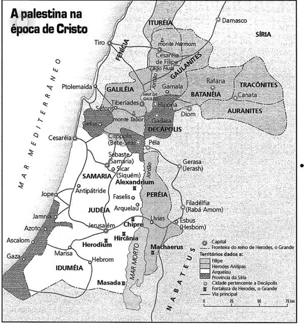 A PALESTINA NO TEMPO DE JESUS