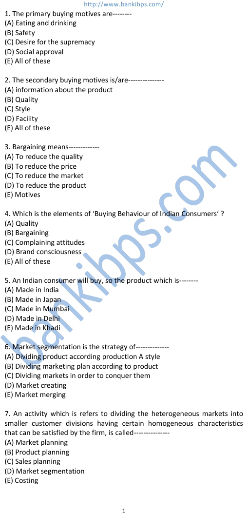 marketing aptitude marketing aptitude