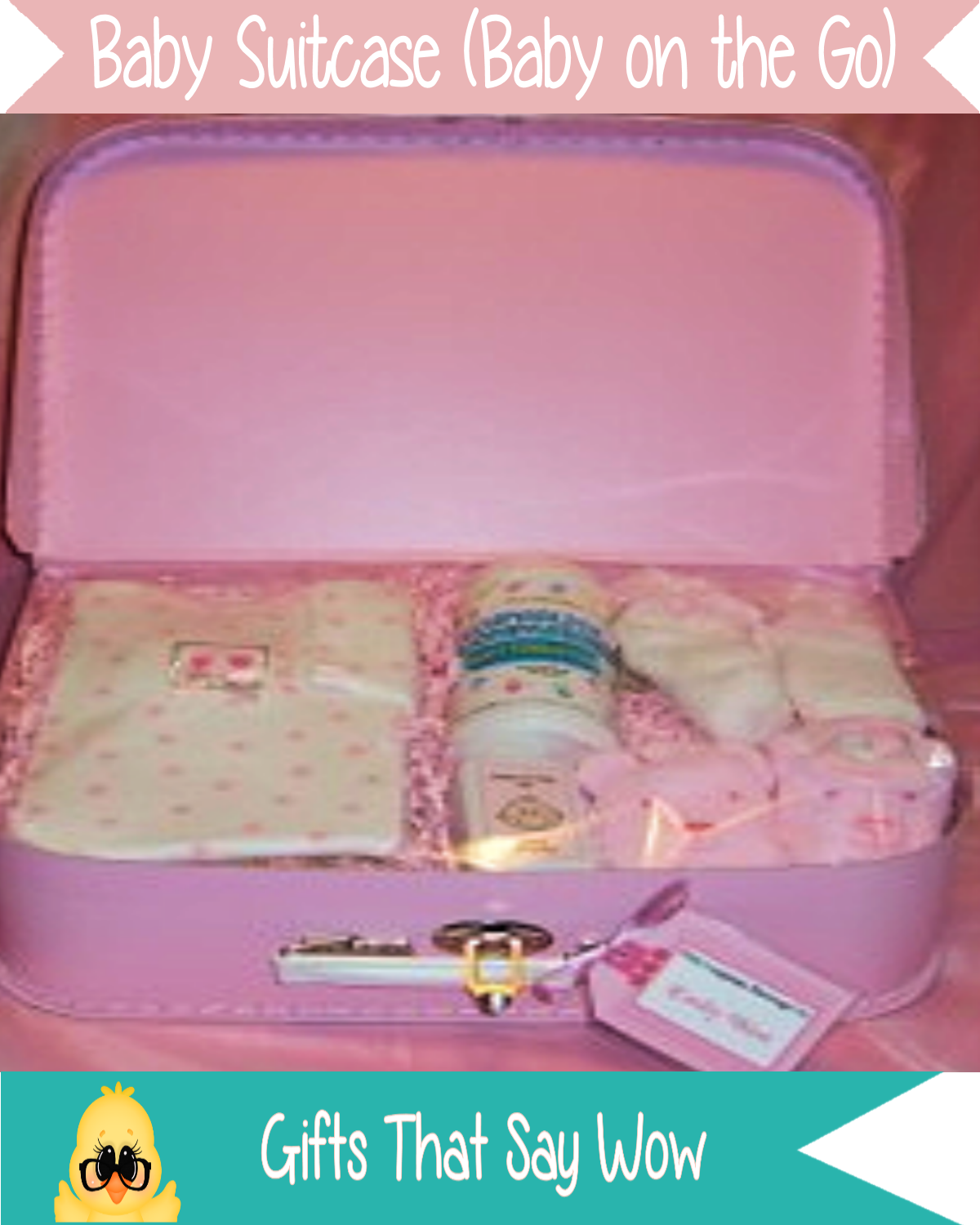 GIFTS THAT SAY WOW Fun Crafts and Gift Ideas Suitcase Baby Shower Gift