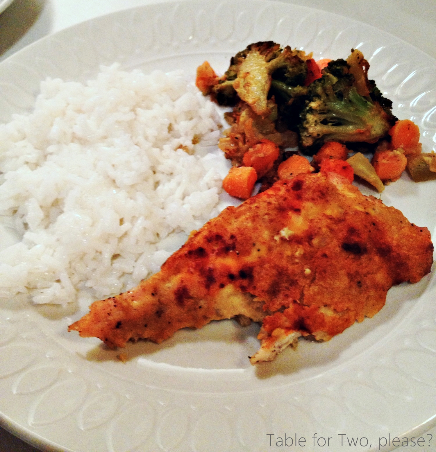 Table for Two, please? Hummus Chicken