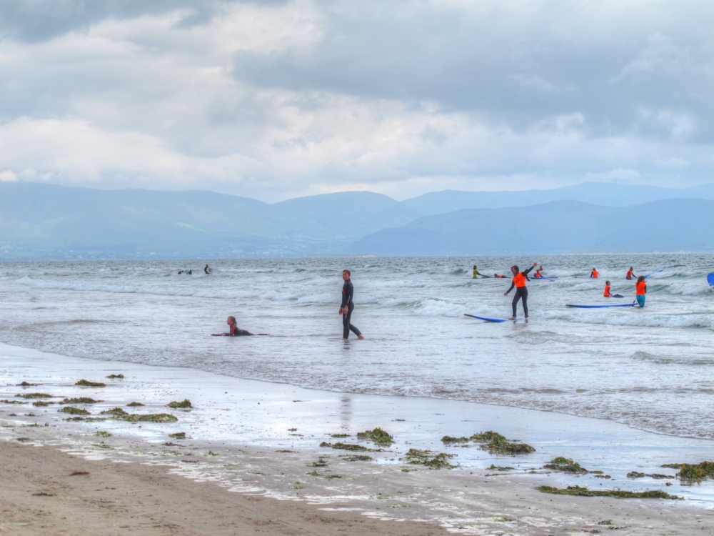 Learning how to surf at Inch Beach, south-west coast of Ireland photos by susan wellington Learning how to surf at Inch Beach, south-west coast of Ireland photos by susan wellington