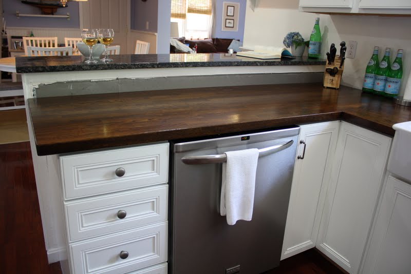 How To Stain Butcher Block Countertops The Stillwater Story